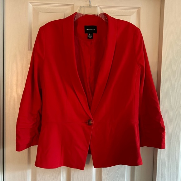 DKNY Women's Suit Jacket/Blazer in Red - Picture 1 of 10